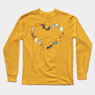 Cat lover's heart Long Sleeve T-Shirt